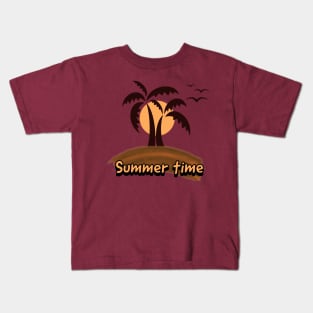 Summer time beach wear Kids T-Shirt